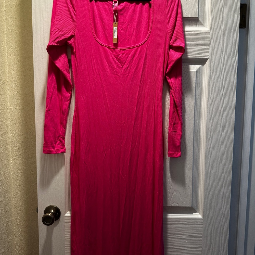 Skims Soft Ribbed Dress